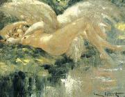 Louis Lcart Leda and the Swan painting